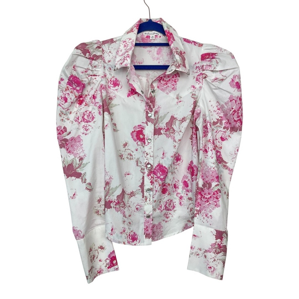 For Love & Lemons Saratoga Floral Blouse - Picture 4 of 9